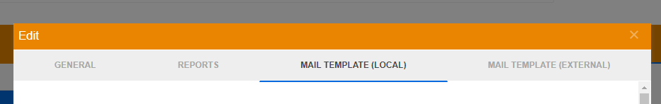 Customizable mail templates 