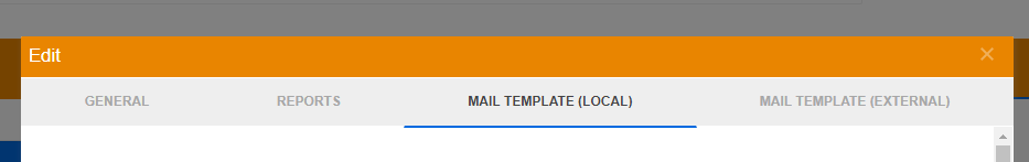 Customizable mail templates Customizable mail templates