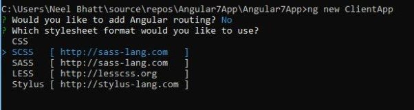 Talkative Angular CLI