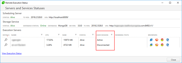 Remote Execution Status - Test Studio Remote Execution Status - Test Studio