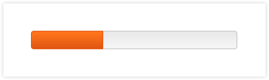 r3-2019-angular-progressbar The new Kendo UI for Angular Progress Bar showcasing about 30 percent of a filled-in bar