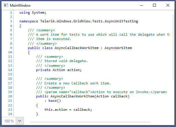 Telerik UI for WPF Fluent Theme Telerik UI for WPF Fluent Theme