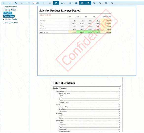 scrolling animation