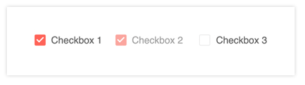 KendoReact Checkbox Component A set of Kendo UI checkbox components highlighting different states of a checkbox (checked, unchecked, disabled) styled with Kendo UI styles