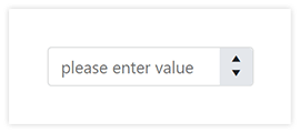 Kendo UI for Vue.js NumericTextbox Kendo UI for Vue.js NumericTextbox with increase and decrease indicators and no input