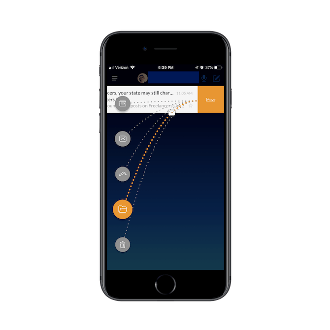 Boomerang for Gmail’s swipe gesture Boomerang for Gmail’s swipe gesture