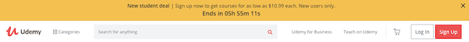 During the coronavirus crisis, Udemy is offering heavy discounts to new students, with courses costing as low as $10.99.