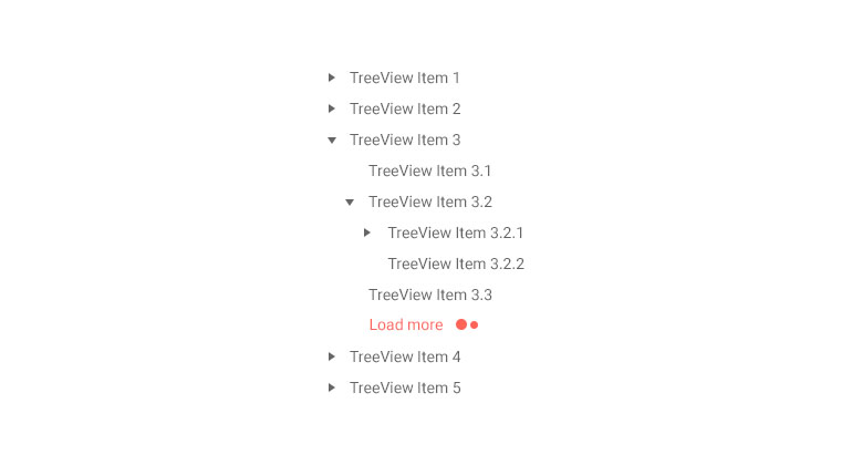 Kendo UI for Angular TreeView component with load more button Kendo UI for Angular TreeView component with load more button