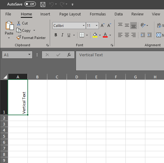 RadSpreadProcessing TextRotation