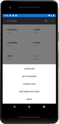 Android Menu Android Menu