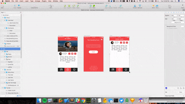 auto layout in action auto layout in action