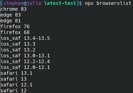 angular-10-browsers Browers supported by Angular 10