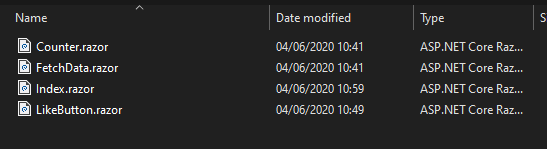 Blazor example components Blazor example components