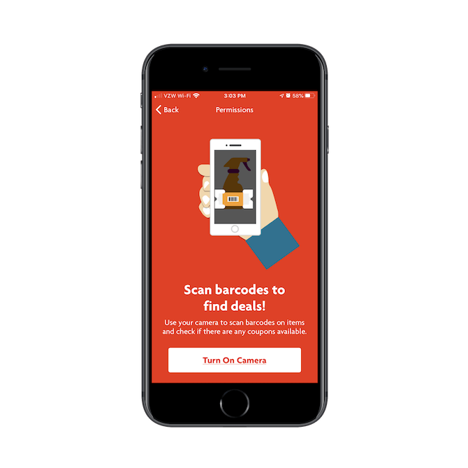 Family Dollar customers can use the mobile app to scan barcodes of products in the store and see if there are any deals associated with them.