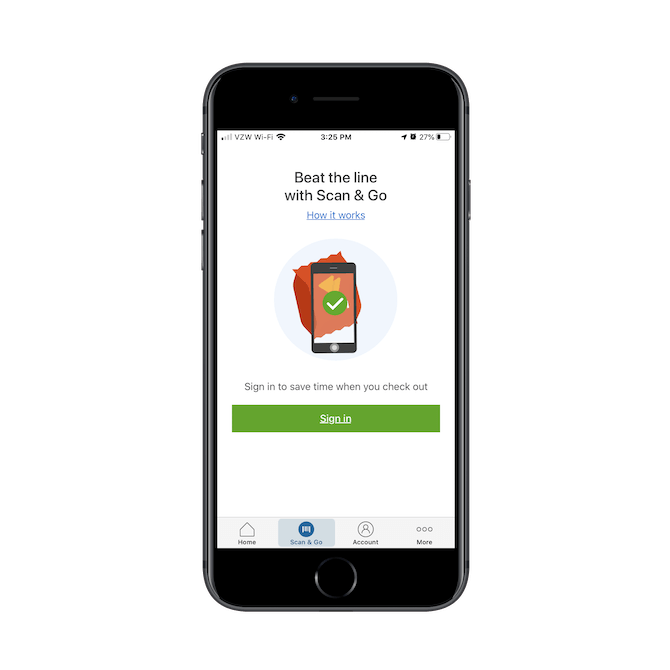 The Sam’s Club ‘Scan & Go’ feature is available to customers who want to pay for their purchases through the app instead of go through checkout.