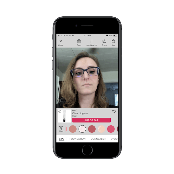 Suzanne Scacca experiments with Ulta’s AR feature: GLAMlab Live Try-On.