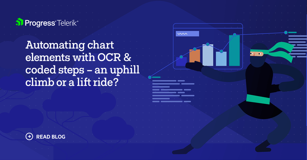 Automated Tests for Chart Elements with OCR and Coded Steps