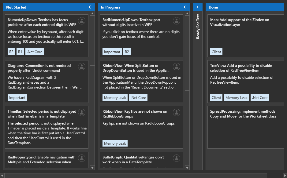 Telerik UI for WPF Office2019 Theme Example-2 Telerik UI for WPF Office2019 Theme Second Example
