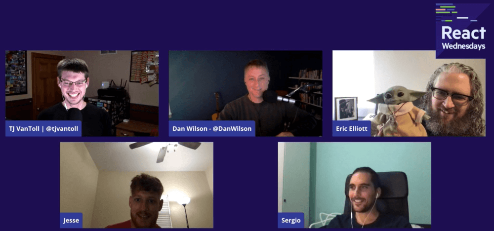 React Wednesdays with Eric Elliott - and Baby Yoda React Wednesdays with Eric Elliott - and Baby Yoda