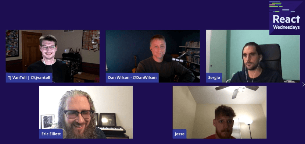 React Wednesdays with Eric Elliott - Talking RITEway Testing React Wednesdays with Eric Elliott - Talking RITEway Testing