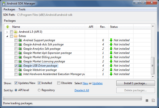 visual studio for mac android sdk not found