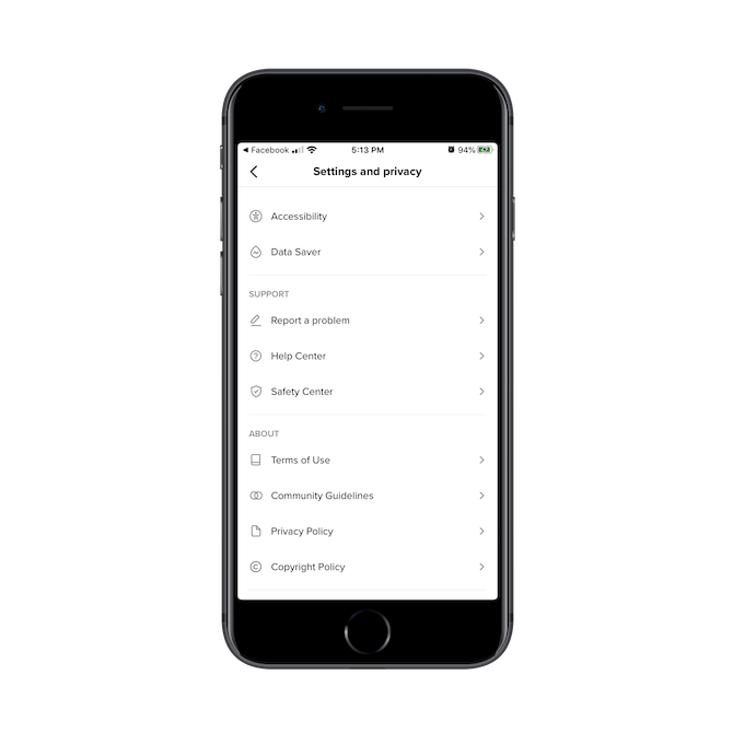 Tik Tok provides users with abundant resources for learning about the app’s security and privacy policies as well as managing issues they have with them.