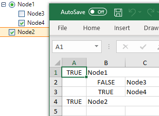 Exporting the values of TreeView checkboxes using Telerik UI for WinForms