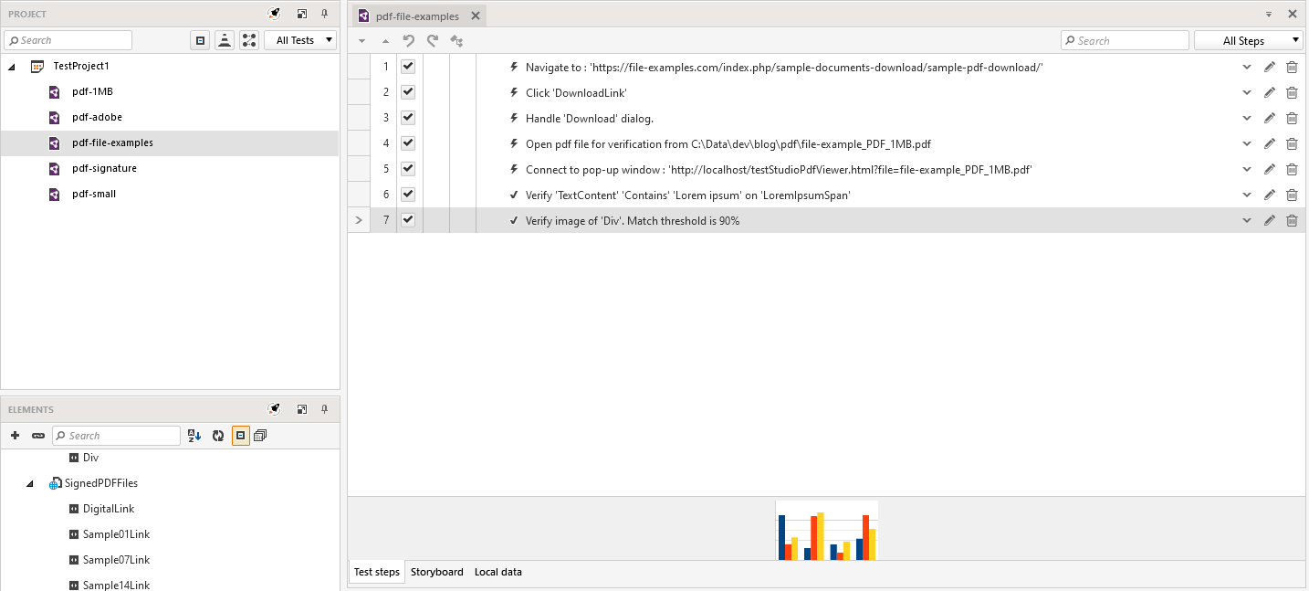 Create and reuse test steps across test types or projects