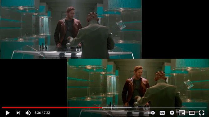 YouTube user Patrick (H) Willems demonstrates how a Guardians of the Galaxy scene featuring Star-Lord (played by Chris Pratt) can be edited to improve the image’s grading.