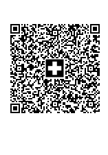 A Swiss QR Code, which looks much like any QR code but has a Swiss cross in the center.