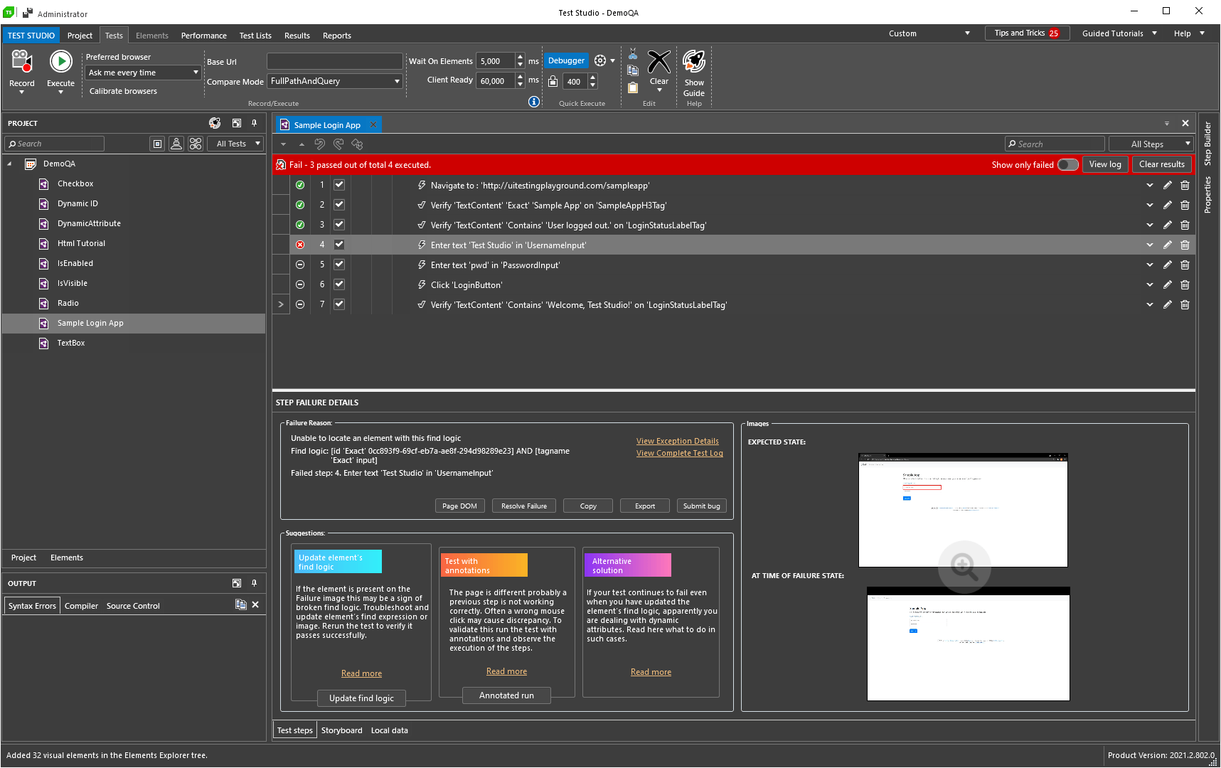 Simplified Test Debugging 