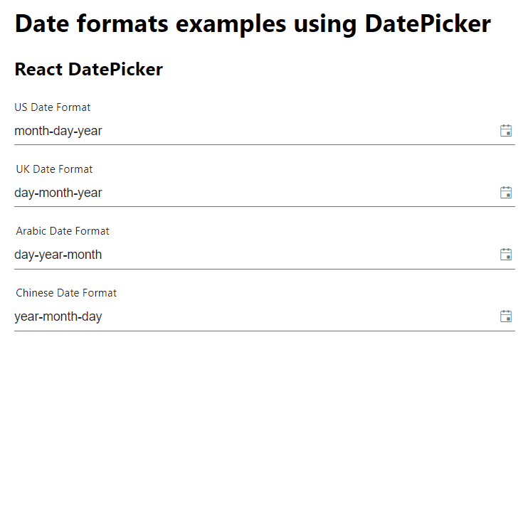 Date Formats Cheat Sheet How To Format Dates In A React DatePicker 