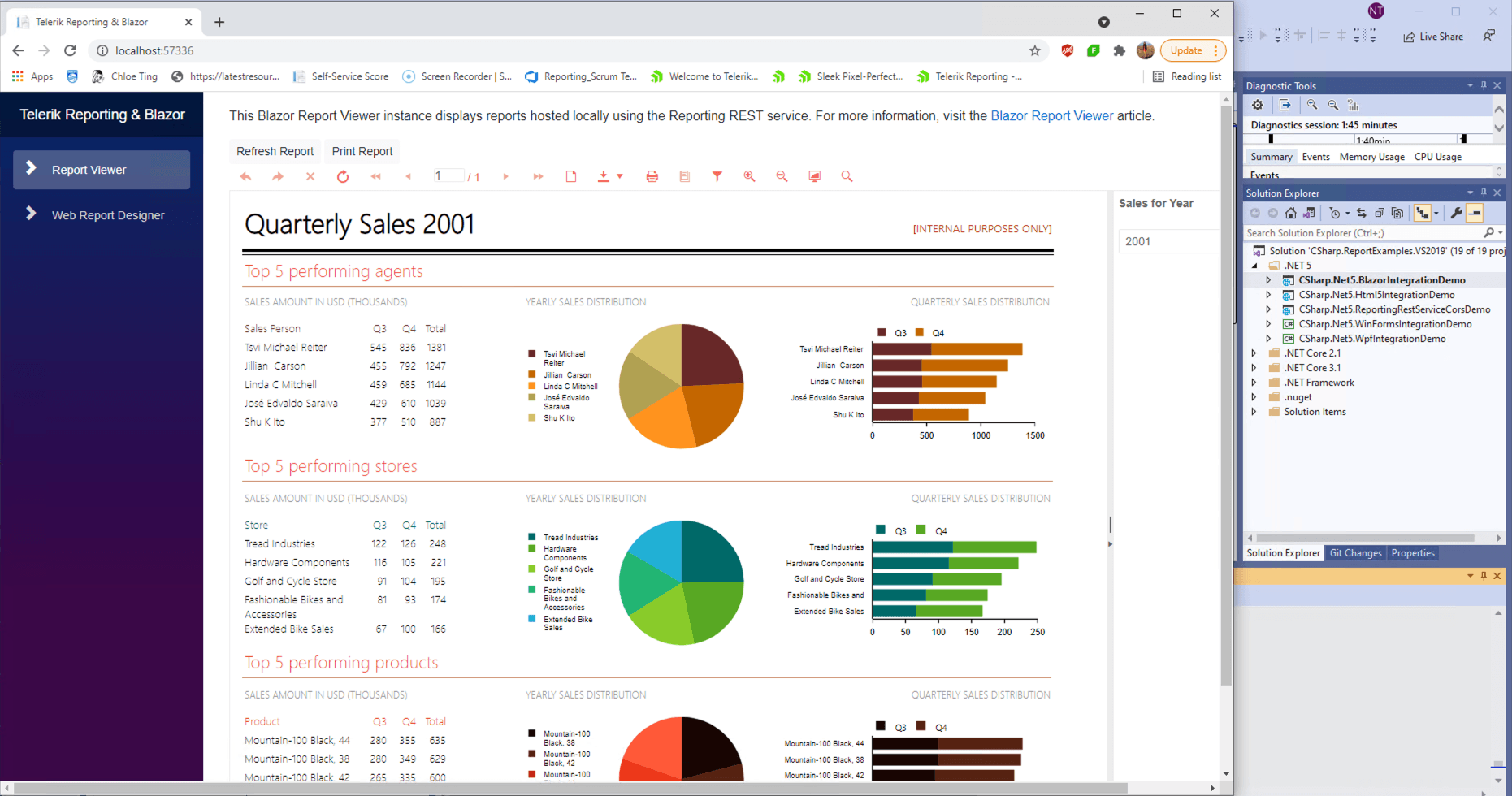 Blazor Report Viewer