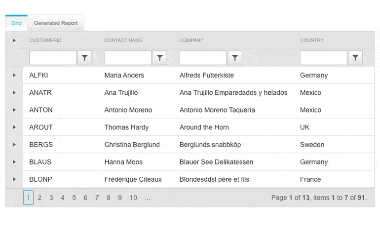 Telerik UI for ASP.NET AJAX and Telerik Reporting Integration