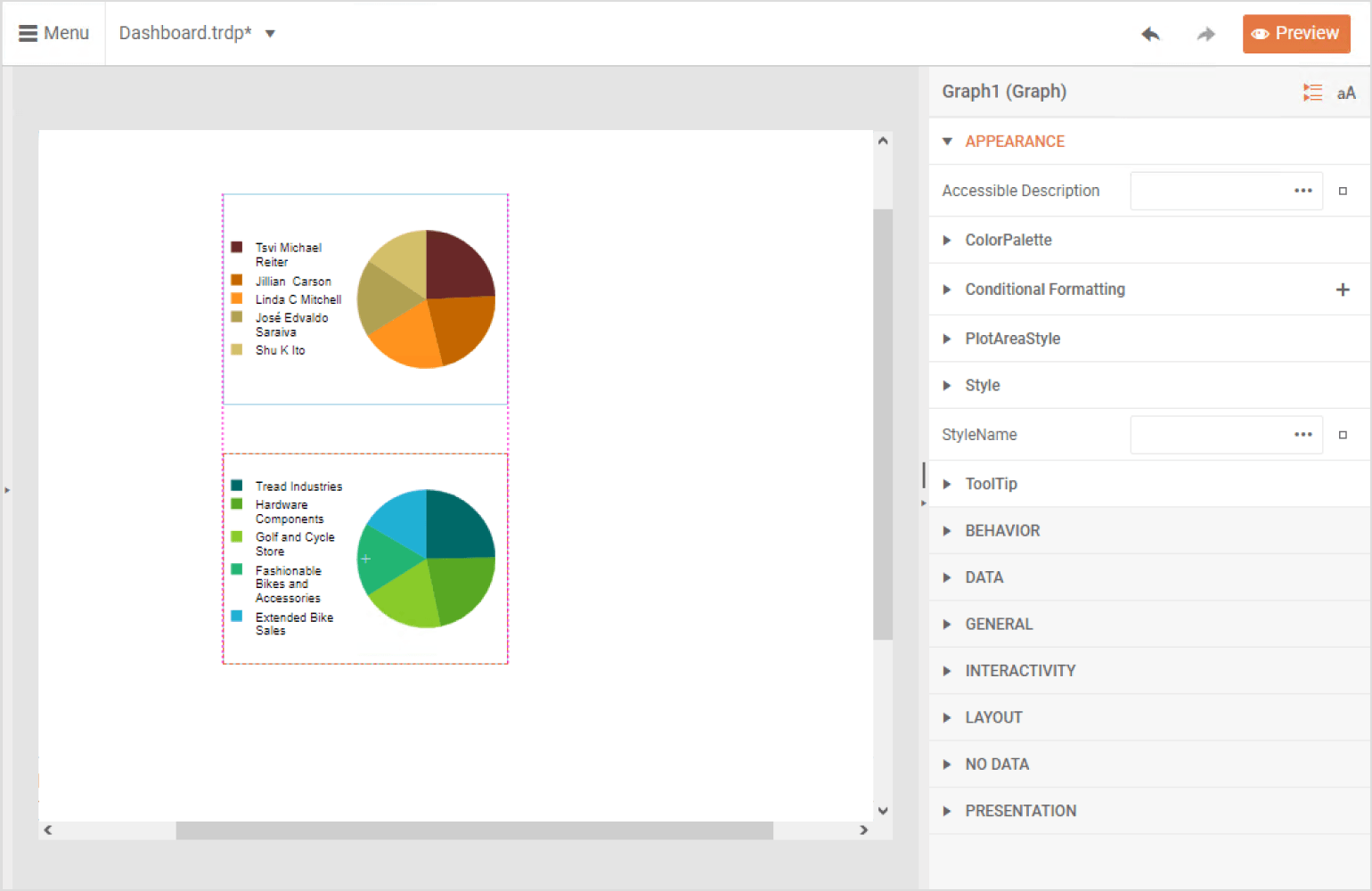 Snaplines in design surface of Telerik Reporting