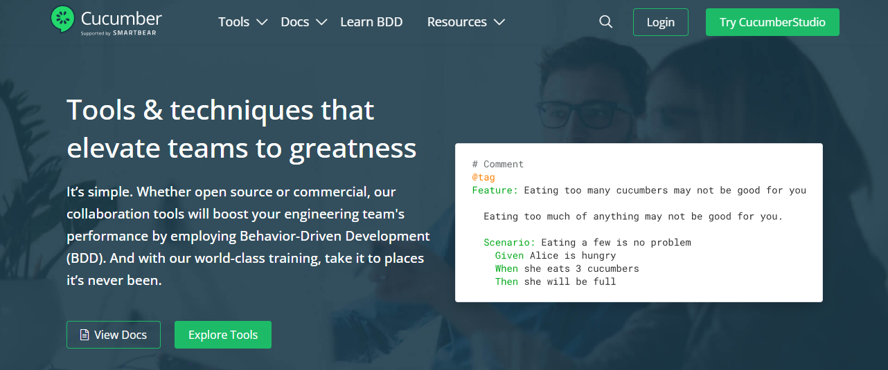 cucumber header: Tools & techniques that elevate teams to greatness