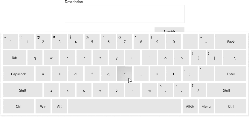 WPF Virtual Keyboard Control