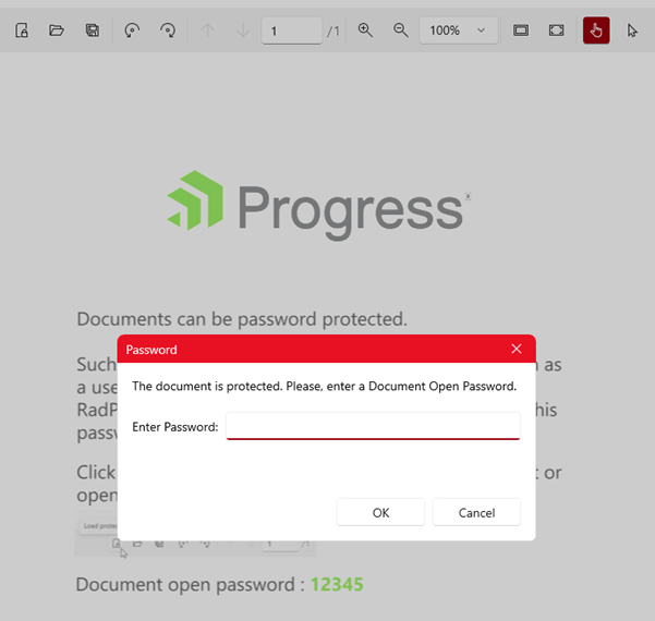 pdfviewer-password locked PDF