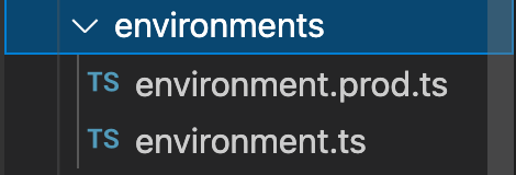 Angular-Environments directory