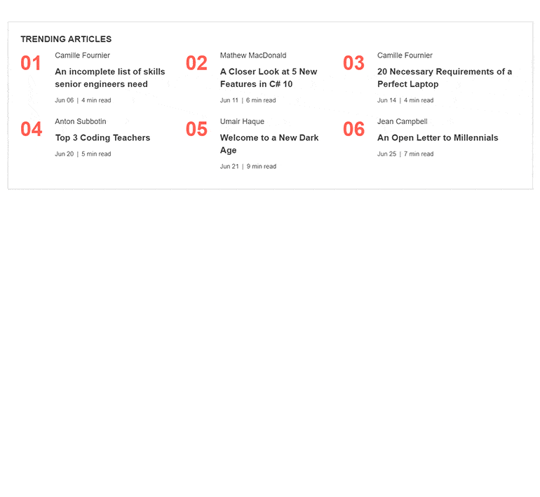 The stack of a Blazor grid shifts responsively as the window is resized