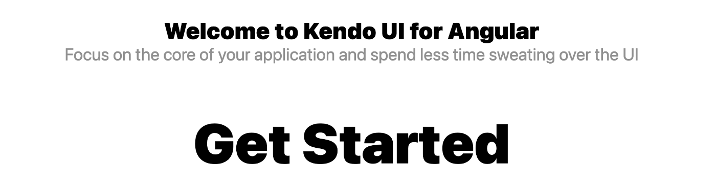 Welcome-Kendo-UI-Angular