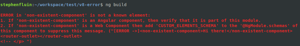 Ivy error-message
