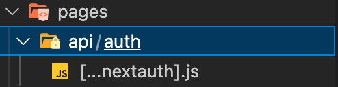 API route […nxtauth].js
