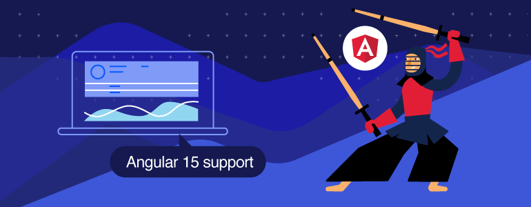 Kendoka illustrated with Angular 15 support