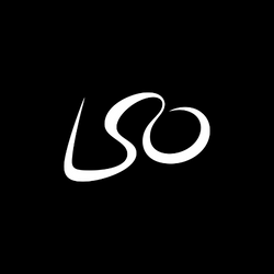 The logo for LSO is a lettermark and abstract mark. The handwritten font reads “LSO”. It can also be interpreted to be an illustration of someone conducting an orchestra with their arms in the air.