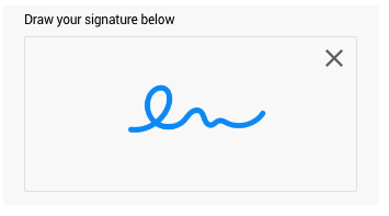 Draw your signature below with a box for signing