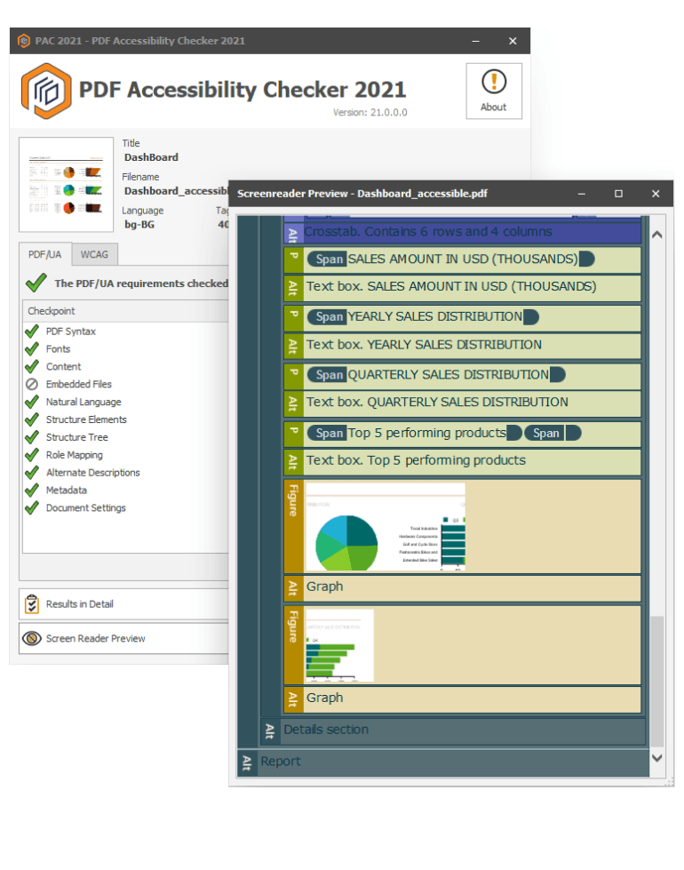 PDF Accessibility Checker screenshot