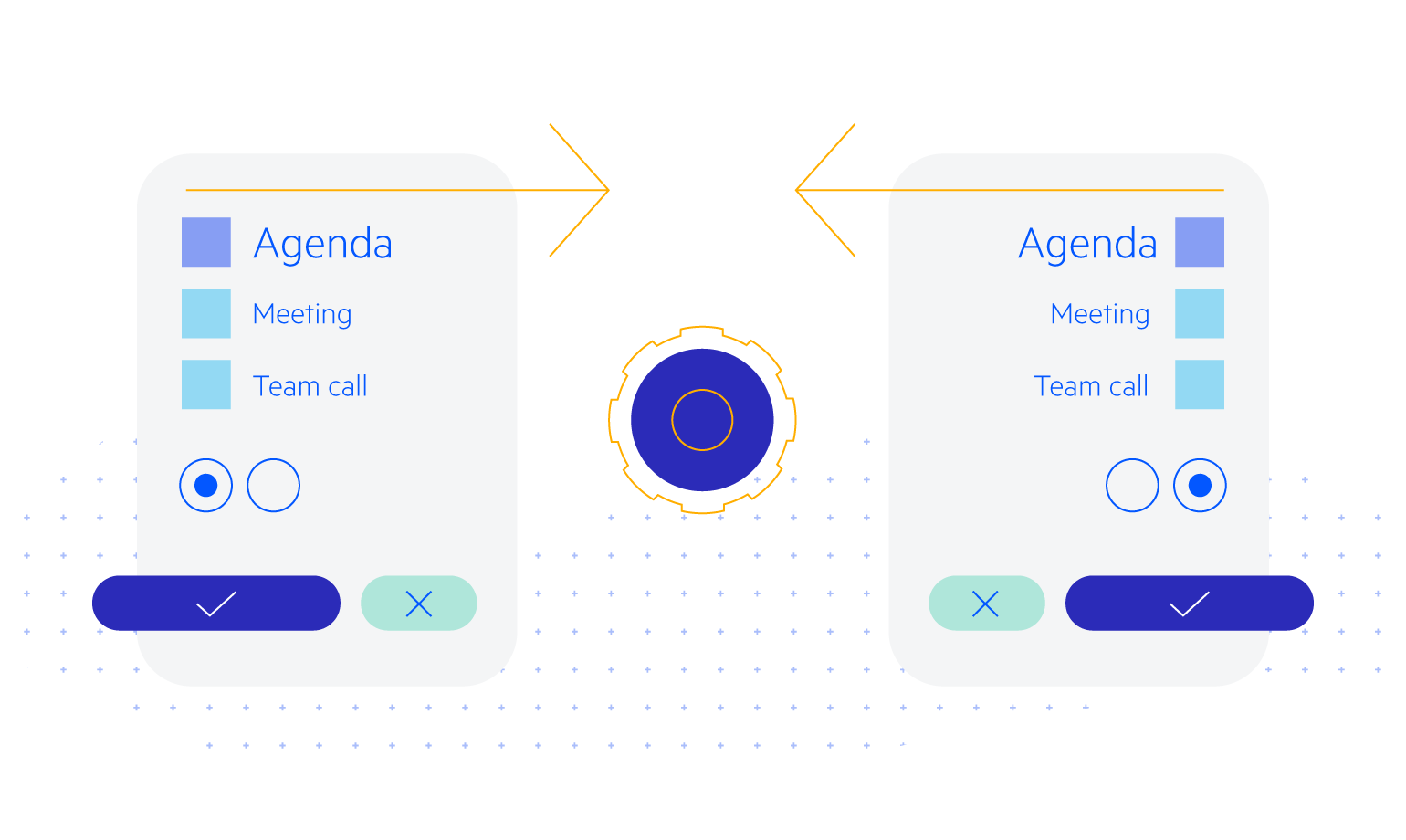 Illustrated component has LTR and then RTL layout