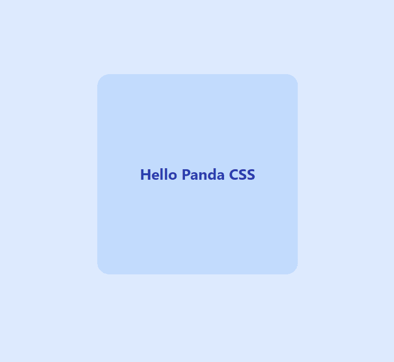 Changing styles on hover with Panda CSS