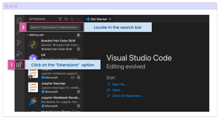 Get started with C# and .NET in Visual Studio Code